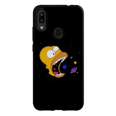 Черный чехол с Гомером Симпсоном для Samsung А205 Ф 2018 Simpsons