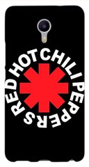Чорний чохол з логотипом для Meizu M3 MAX Red Hot Chili Peppers