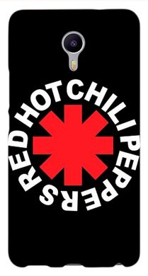 Черный чехол с логотипом для Meizu M3 MAX Red Hot Chili Peppers