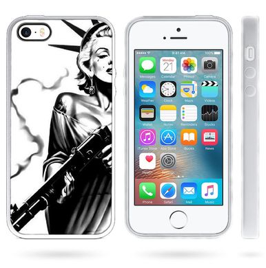 Бампер с Мерилин Монро для iPhone 5 / 5s / SE Статуя Свободы