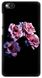 Чорний чохол для дівчини для Xiaomi Redmi GO Квіти
