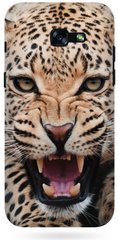 Матовая накладка на Galaxy A7 17 Леопард