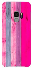 Розовый чехол с принтом на заказ для Galaxy S9 ( G960F )