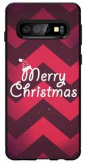 ТПУ Чехол Merry Christmas на Samsung S10 Plus ( G975F ) Праздничный