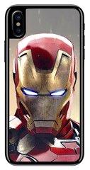 ТПУ Чехол с Железным человеком на iPhone 10 / X Марвел