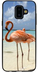 ТПУ Чехол с Фламинго на Samsung J6 Plus 2018 Эксклюзивный