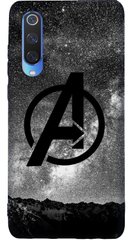 Матовий чохол Xiaomі на Mi 9 з логотипом Avengers