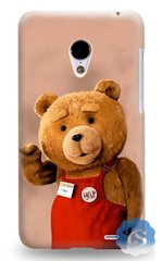 Бежевий чохол з ведмедиком Тедом на Meizu Mx4 Третій зайвий