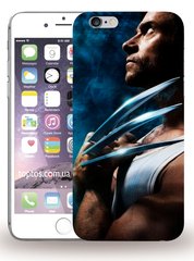 Чехол накладка с Росомахой на iPhone 6 / 6s plus Синий