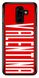Чехол с именем Валентина на Samsung ( Самсунг ) j8 18 Красный