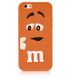 Силіконовий чохол M & M для iPhone 6 / 6s помаранчевий