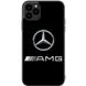 Черный защитный бампер с лого АМГ мерседес для Айфон 13 про