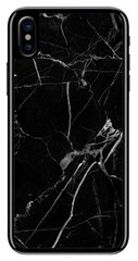 ТПУ Чехол с Текстурой мрамора на iPhone XS Max Черный
