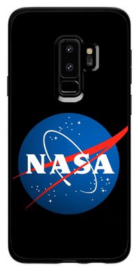 Чорний чохол для Galaxy S9 plus Логотип Nasa