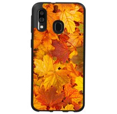 Осенний чехол для Samsung Galaxy A40 Кленовые листья