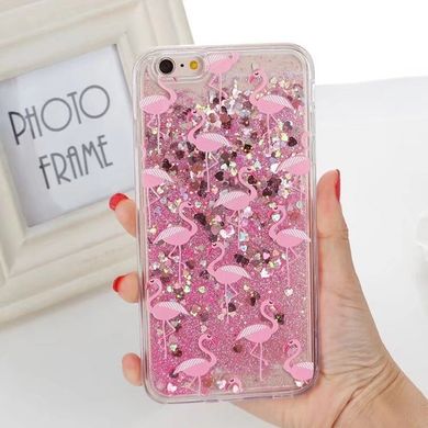 Силіконовий чохол з Фламінго на iPhone 5 / 5s / SE Рожевий