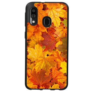 Осенний чехол для Samsung Galaxy A40 Кленовые листья