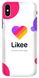 Чехол с логотипом Лайк для iPhone ХS Max Матовый