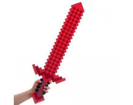 Купить игровой меч Minecraft Красный