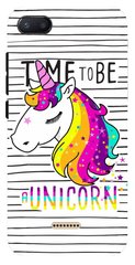 Чохол Time to be a unicorn на Xiaomi Redmi 6a Дизайнерський
