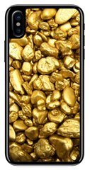 Золото силиконовый чехол для iPhone XS Max