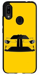 Желтая накладка для Самсунга М20 Стильная Машина