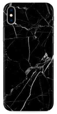 Чехол с Текстурой мрамора на iPhone XS Max Черный