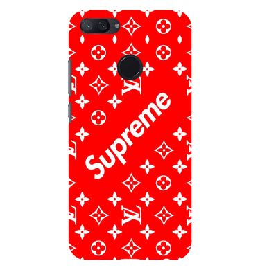Чохол з логотипом Supreme для Xiaomi Mi 8 lite Червоний