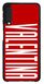 Червоний бампер для Samsung A7 Galaxy A750 Ім'я Валентина