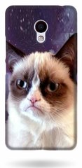 Матовый чехол для Мейзу ( Meizu ) M5 note Грустный котик