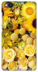 Чехол с Цветочками для Xiaomi Redmi GO Желтый