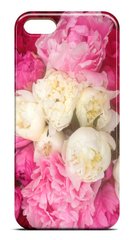 Розовый чехол с Цветами для iPhone 5c Пионы