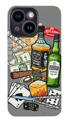Чехол силиконовый с принтом на iPhone 14