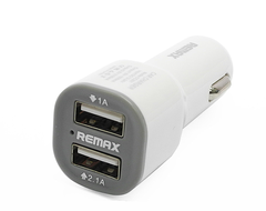 Универсальная автозарядка Remax с 2 USB