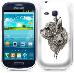 Чехол с кошечкой Samsung S3 mini (i8190)
