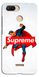 Чехол накладка с Суперменом на Xiaomi Redmi 6 Белый