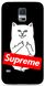 Чехол Котик с факами на Samsung G900H Логотип Supreme
