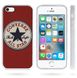 Чехол с логотипом Конверс для  iPhone 5 / 5s / SE Красный