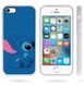 Чохол зі Стічем на iPhone 5 / 5s / SE голубий