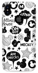 Веселый стикер Микки Маус кейс для iPhone X / 10