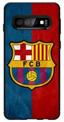 Чехол с логотипом ФК Барселона на Самсунг Галакси С10Е Мини Противоударный