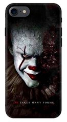 Черный чехол на iPhone 7 Клоун Пеннивайз