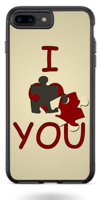 Чехол I Love You для iPhone 7 plus Подарочный