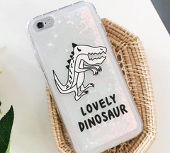 Жидкий чехол для iPhone 6 / 6s Lovely dinosaur