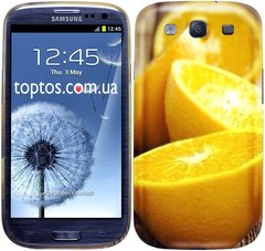 Чохол з Апельсинами на Samsung S3 Duos Яскравий