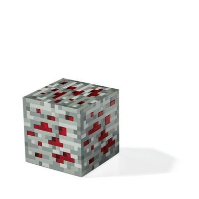 Ночник Майнкрафт Redstone Ore красный куб