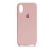 Элегантный оригинальный чехол для IPhone XS Max нежно-розовый