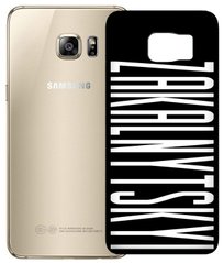 Черный бампер на Samsung G935 Фамильный