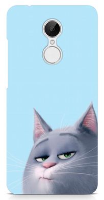 Чехол с Котиком на Xiaomi Redmi 5 Plus Голубой