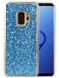 Рідкий чохол з синіми блискітками для Samsung S9